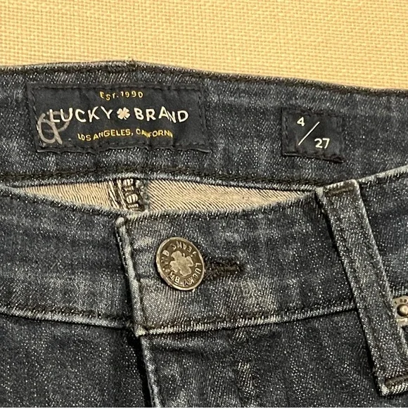 Lucky Women Jeans Skinny Size 4/27 Medium Vintage Wash Preowned - Picture 6 of 9